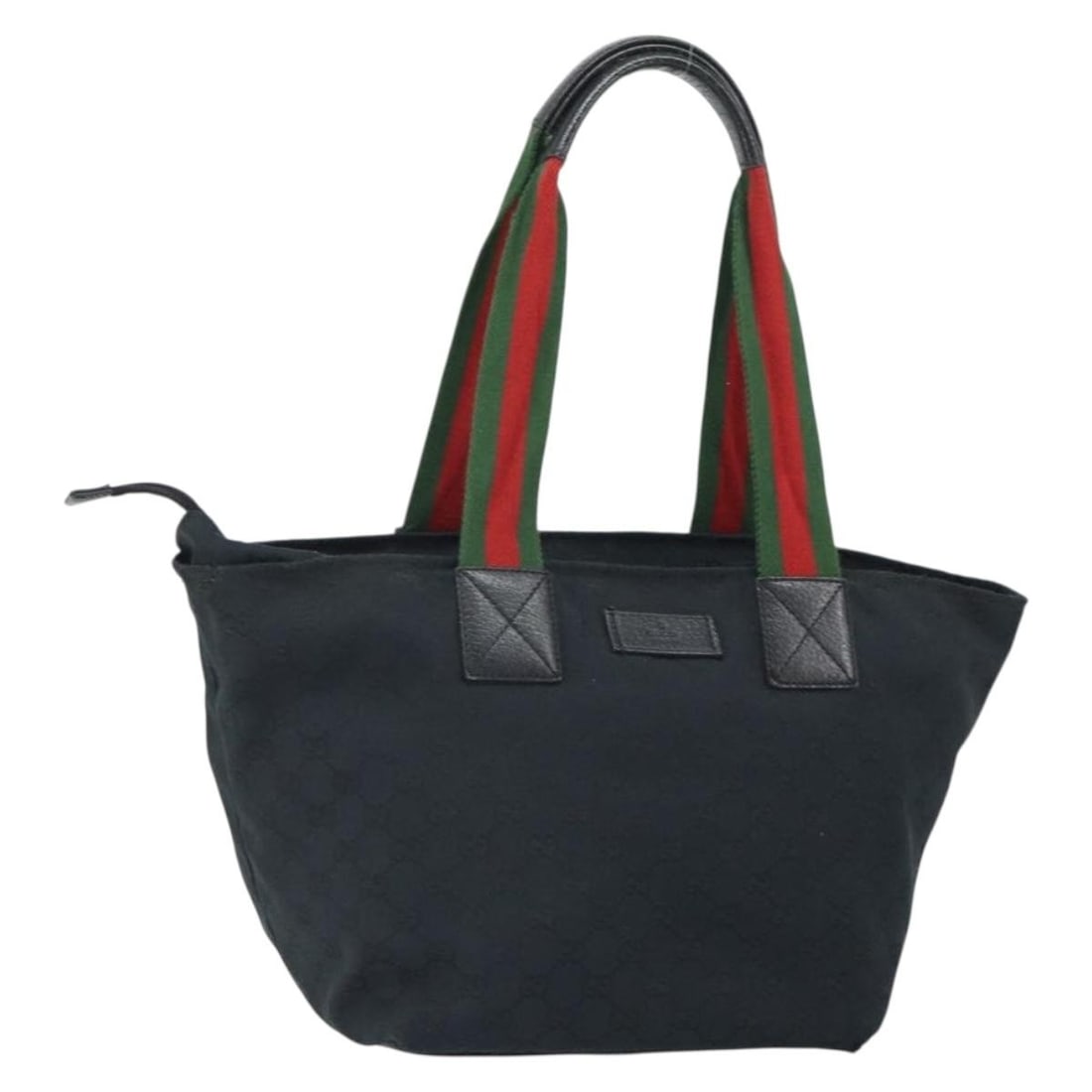 Gucci 131230 GG Canvas Tote Bag Black Red Web Sherry Line: Gucci 131230 GG Canvas Tote Bag Black Red Web Sherry Line Gucci GG Canvas Web Sherry Line tote bag in black and red. This women's tote is made in Italy and features a heavily used condition with visib