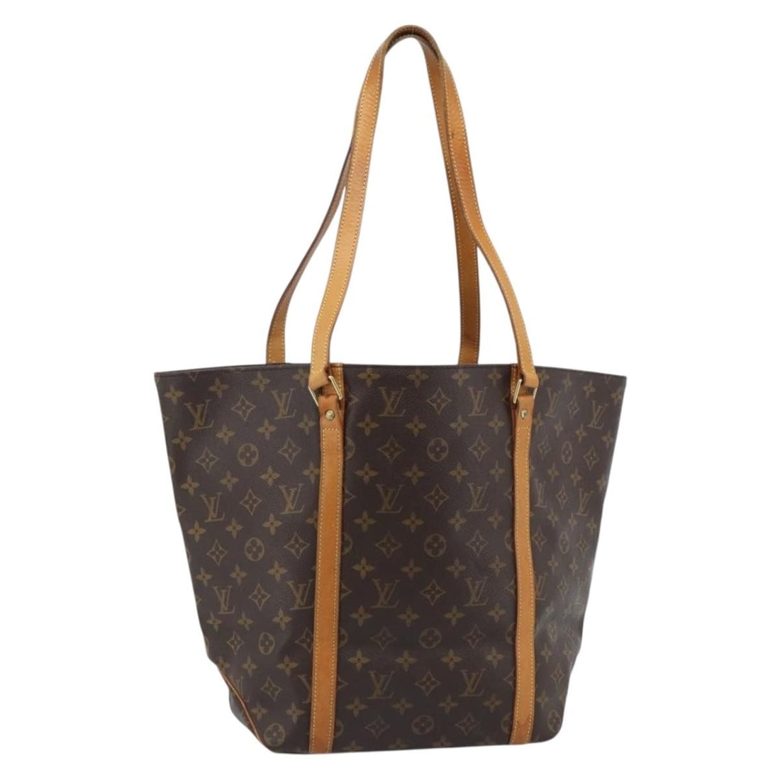 Louis Vuitton M51108 Sac Shopping Monogram Canvas Tote: Louis Vuitton M51108 Sac Shopping Monogram Canvas Tote Louis Vuitton Monogram Sac Shopping Tote Bag in Monogram Canvas, made in France. This tote features a spacious open design with a shoulder drop o