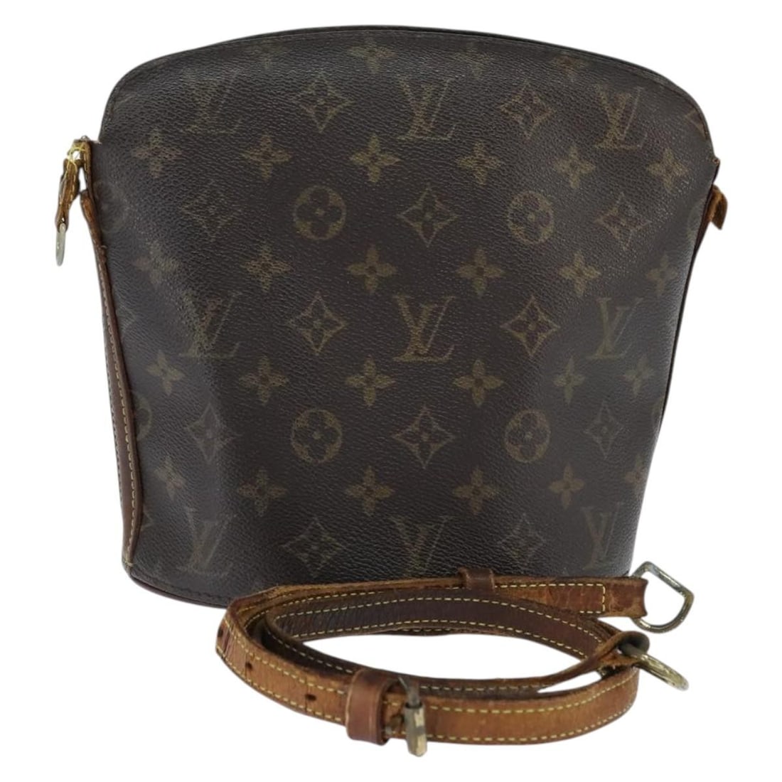 LOUIS VUITTON Monogram Drouot Shoulder Bag M51290 Auth France (1 of 18)