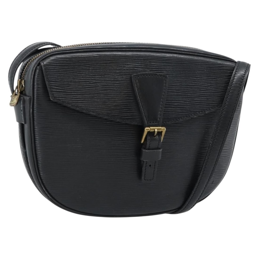 Louis Vuitton M52152 Jeune Fille MM Black Epi Leather Shoulder Bag: Louis Vuitton M52152 Jeune Fille MM Black Epi Leather Shoulder Bag A Louis Vuitton Epi Jeune Fille MM shoulder bag in black Epi leather. Made in France, this bag features a shoulder strap with an appr