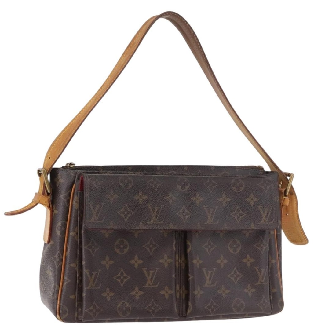 Louis Vuitton M51163 Viva Cite GM Monogram Canvas Shoulder Bag: Louis Vuitton M51163 Viva Cite GM Monogram Canvas Shoulder Bag Louis Vuitton Viva Cite GM shoulder bag in Monogram Canvas, made in France. This women's shoulder bag features the Monogram colorway and 