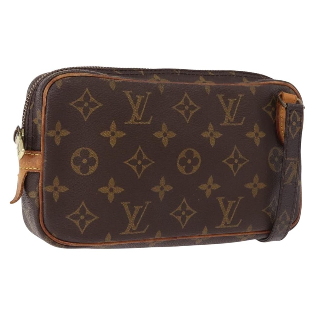 Louis Vuitton M51828 Marly Bandouliere Monogram Canvas Shoulder Bag: Louis Vuitton M51828 Marly Bandouliere Monogram Canvas Shoulder Bag Louis Vuitton Monogram Marly Bandouliere shoulder bag in Monogram Canvas, made in France. The bag measures approximately W 21.5 cm x
