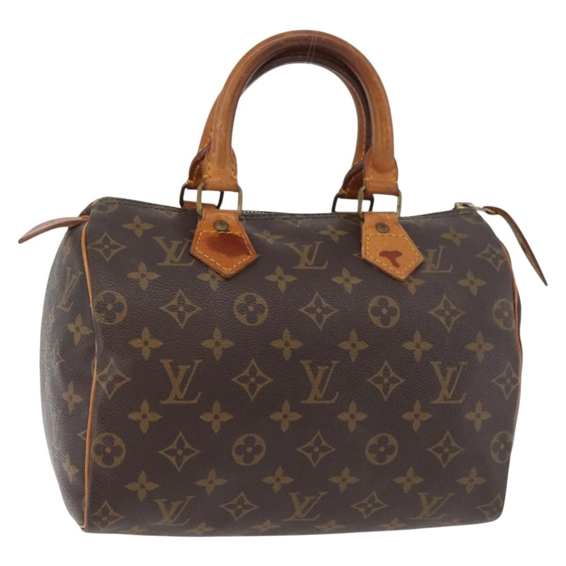 Louis Vuitton M41528 Speedy 25 Monogram Canvas Handbag: Louis Vuitton M41528 Speedy 25 Monogram Canvas Handbag Louis Vuitton Speedy 25 hand bag in Monogram Canvas, made in France. This women's handbag is identified by product no. M41528 and serial no. FH98