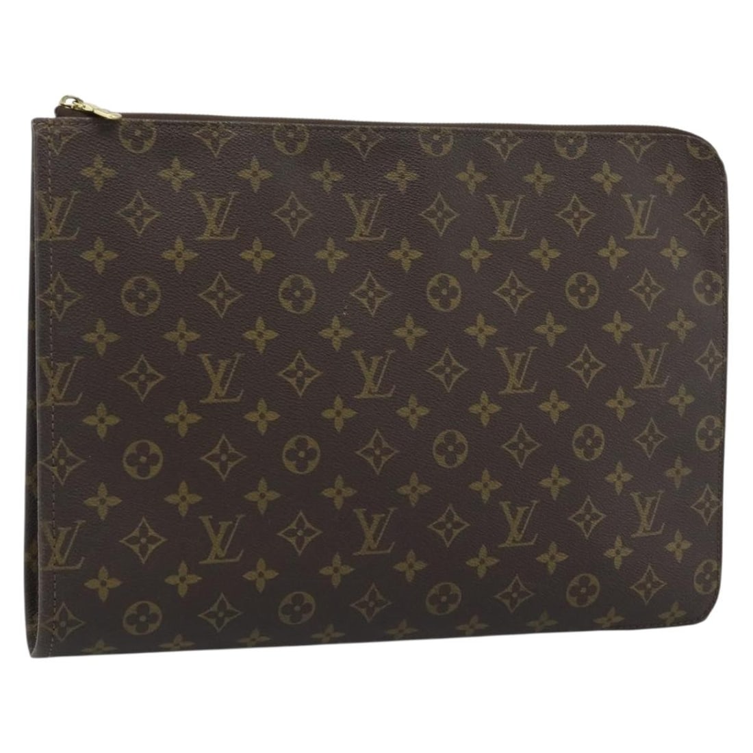 Louis Vuitton M53457 Monogram Canvas Document Briefcase France: Louis Vuitton M53457 Monogram Canvas Document Briefcase France Louis Vuitton Monogram Posh Documents Briefcase in Monogram Canvas, made in France. This briefcase features the classic Monogram pattern 