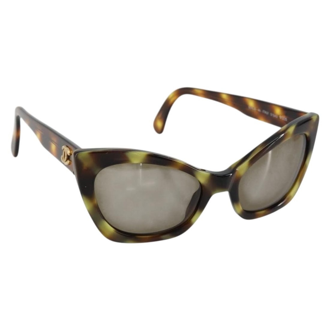 Brown Plastic CHANEL CC Sunglasses Made in Italy (1 of 11)