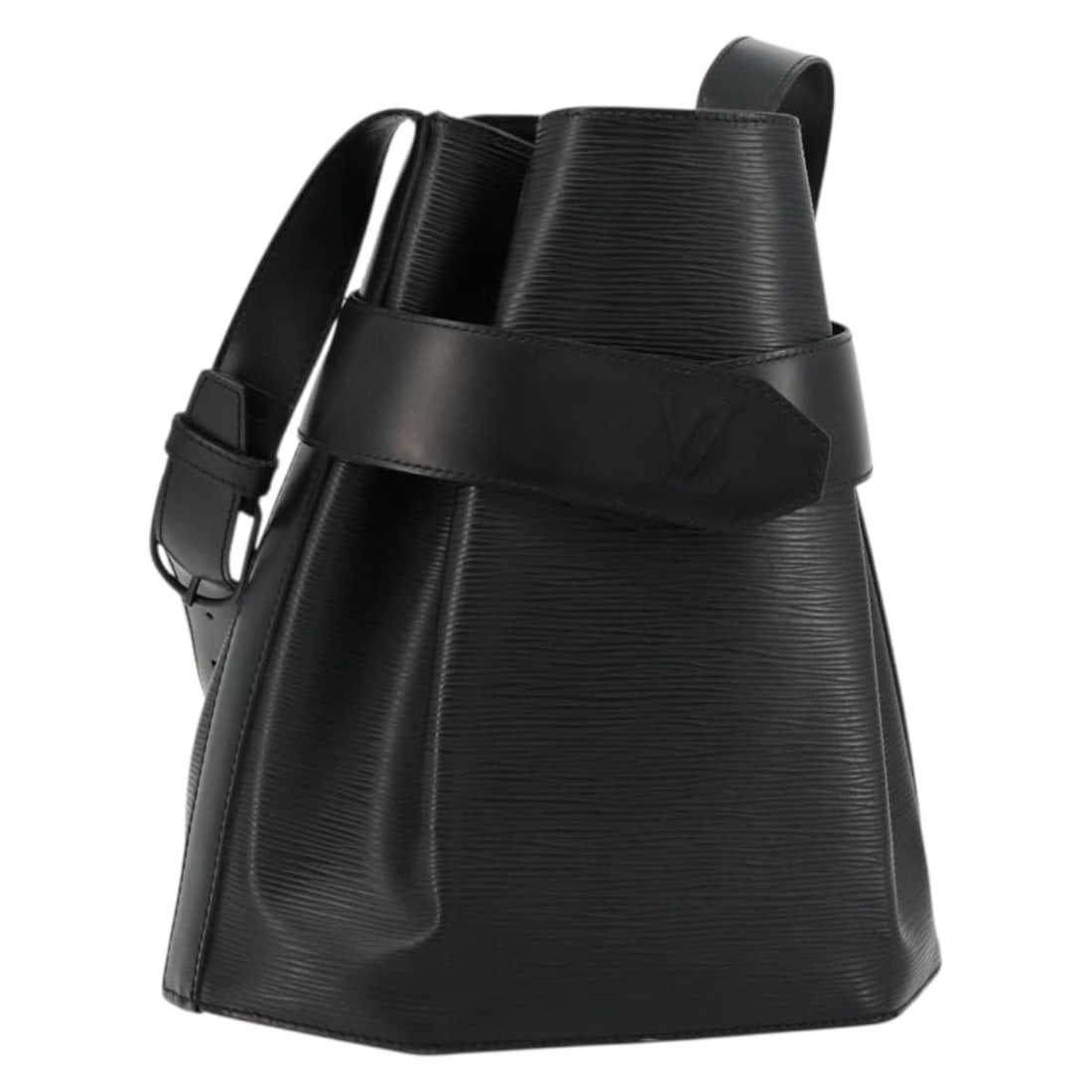 Louis Vuitton Epi Leather Black Sac Depaule GM Shoulder Bag: Louis Vuitton Epi Leather Black Sac Depaule GM Shoulder Bag This Louis Vuitton Epi Sac Depaule GM shoulder bag features a classic black Epi leather exterior and a spacious design. The bag is crafted i