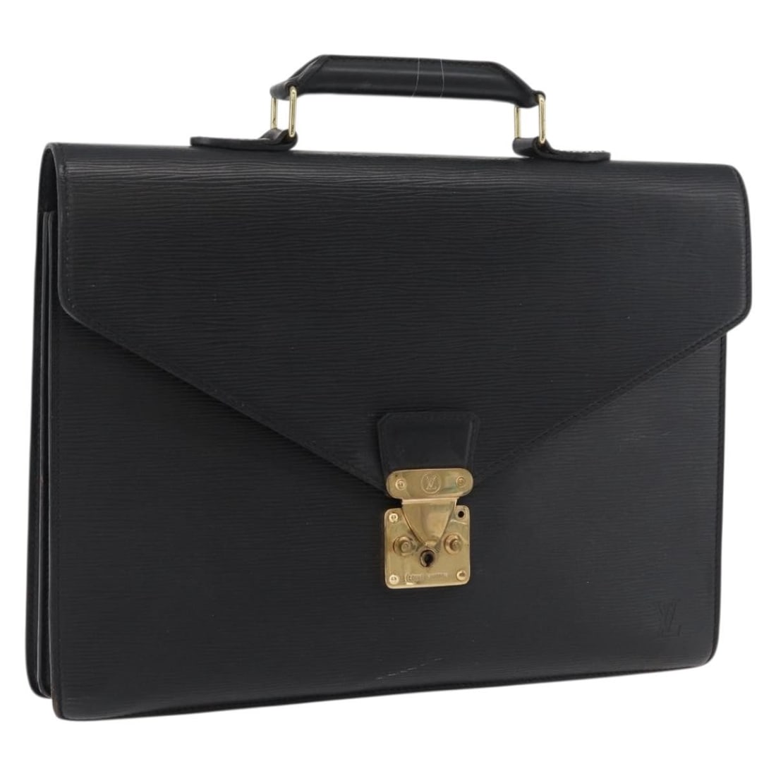 Louis Vuitton Epi Leather Black Serviette Conseiller M54422 Business Bag (1 of 18)