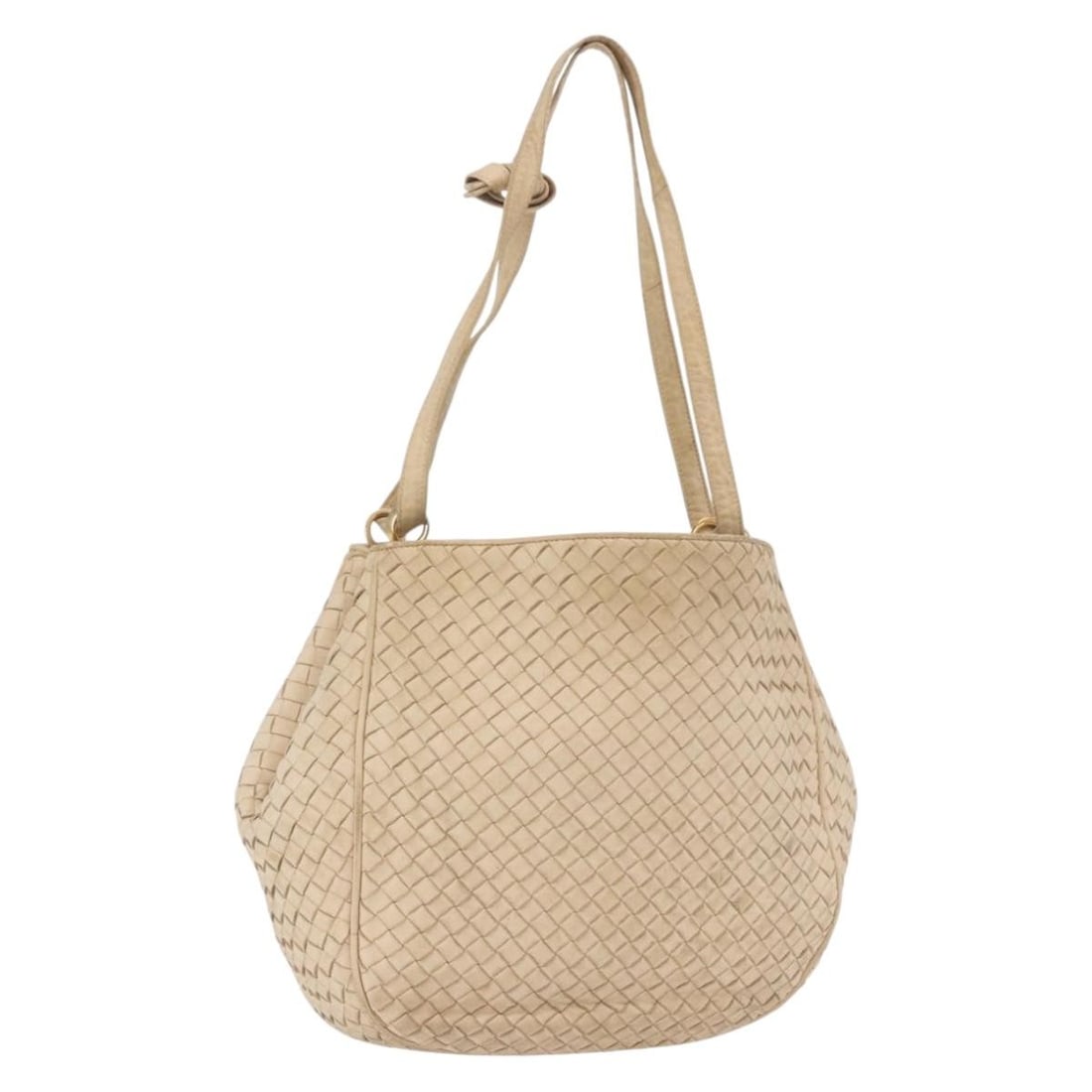 Bottega Veneta Intrecciato Leather Shoulder Bag Ivory Gold: Bottega Veneta Intrecciato Leather Shoulder Bag Ivory Gold Bottega Veneta Intrecciato shoulder bag in leather with an ivory and gold colorway. Made in Italy, this women's bag features a shoulder strap