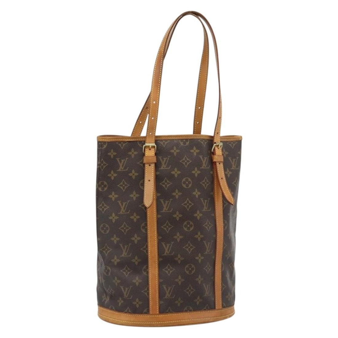 Louis Vuitton M42236 Monogram Canvas Bucket GM Shoulder Bag: Louis Vuitton M42236 Monogram Canvas Bucket GM Shoulder Bag Louis Vuitton Monogram Bucket GM shoulder bag in Monogram Canvas, made in France. This women's bag features the M42236 product line and has 