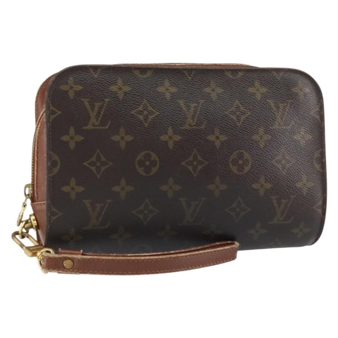 Louis Vuitton Monogram Canvas Orsay Clutch Bag M51790 France: Louis Vuitton Monogram Canvas Orsay Clutch Bag M51790 France This Louis Vuitton Orsay clutch bag features the brand's signature Monogram canvas exterior. Made in France, it offers a structured design 