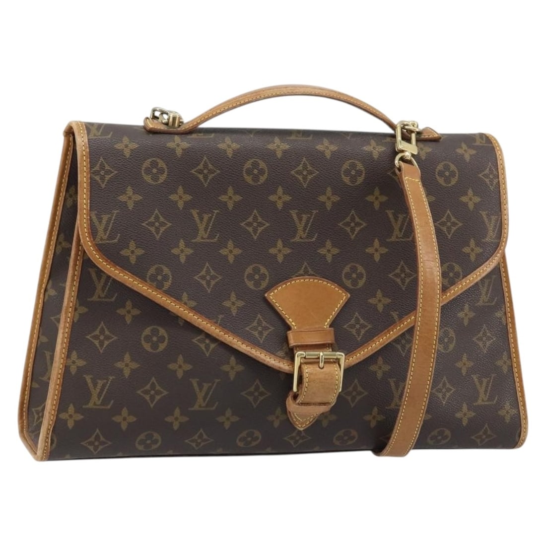 Louis Vuitton Beverly Monogram Canvas Handbag with Shoulder Strap M51121: Louis Vuitton Beverly Monogram Canvas Handbag with Shoulder Strap M51121 This Louis Vuitton Monogram Beverly Hand Bag in the M51121 style features the iconic monogram canvas exterior and is designed f