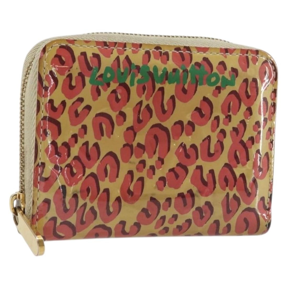 Louis Vuitton M91484 Vernis Leopard Patent Leather Coin Purse Broncorail: Louis Vuitton M91484 Vernis Leopard Patent Leather Coin Purse Broncorail Louis Vuitton Vernis Leopard Zippy Coin Purse in Broncorail patent leather. This women's coin purse was made in France and is o