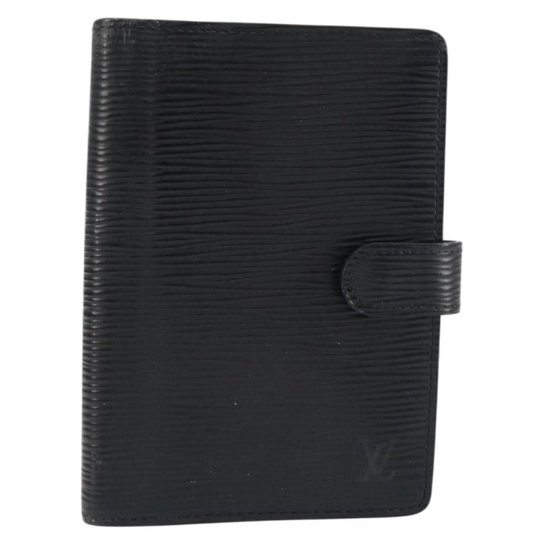 LOUIS VUITTON Epi Leather Black Agenda PM Day Planner R20052: LOUIS VUITTON Epi Leather Black Agenda PM Day Planner R20052 This authentic Louis Vuitton Epi Agenda PM Day Planner Cover is a stylish and practical accessory, crafted from high-quality Epi leather in