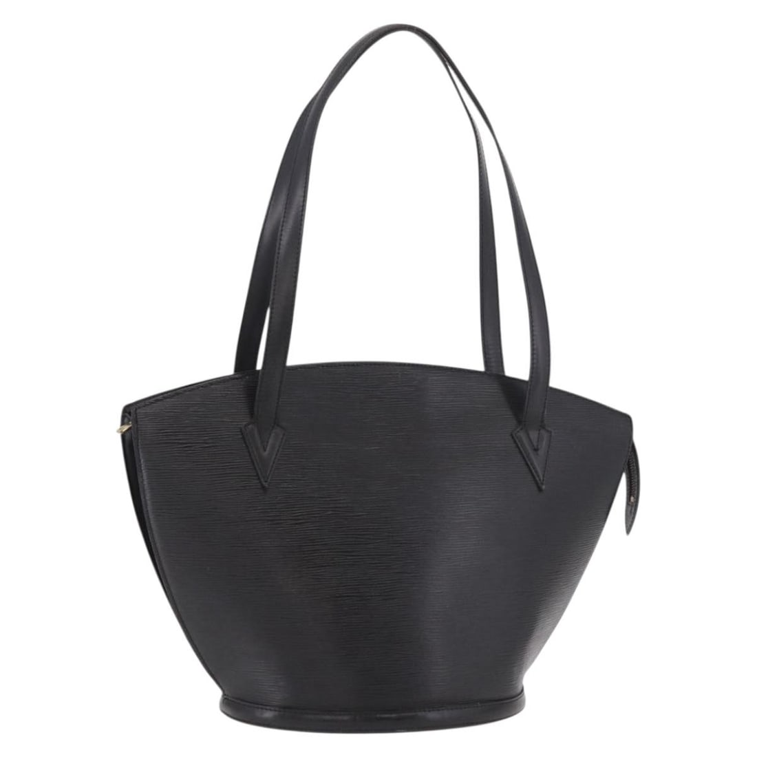 Louis Vuitton Saint Jacques Epi Leather Shoulder Bag Black M52272: Louis Vuitton Saint Jacques Epi Leather Shoulder Bag Black M52272 Louis Vuitton Epi Saint Jacques shopping shoulder bag in black Epi leather, made in France. This shoulder bag includes the item shown 