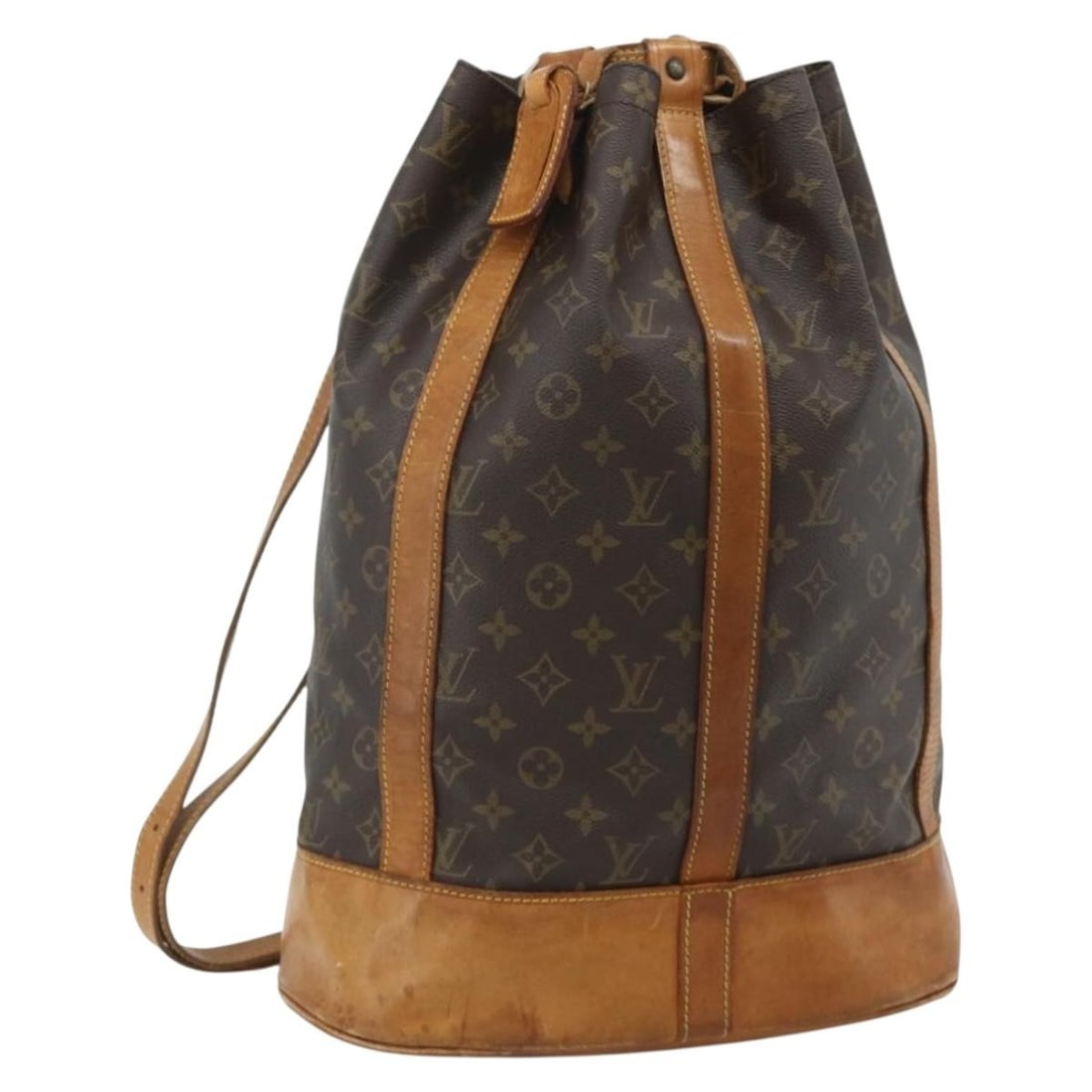 Louis Vuitton M42244 Randonnee GM Monogram Canvas Shoulder Bag: Louis Vuitton M42244 Randonnee GM Monogram Canvas Shoulder Bag Louis Vuitton Monogram Randonnee GM shoulder bag in Monogram Canvas, made in France. This women's bag comes with a name tag and pouch, an
