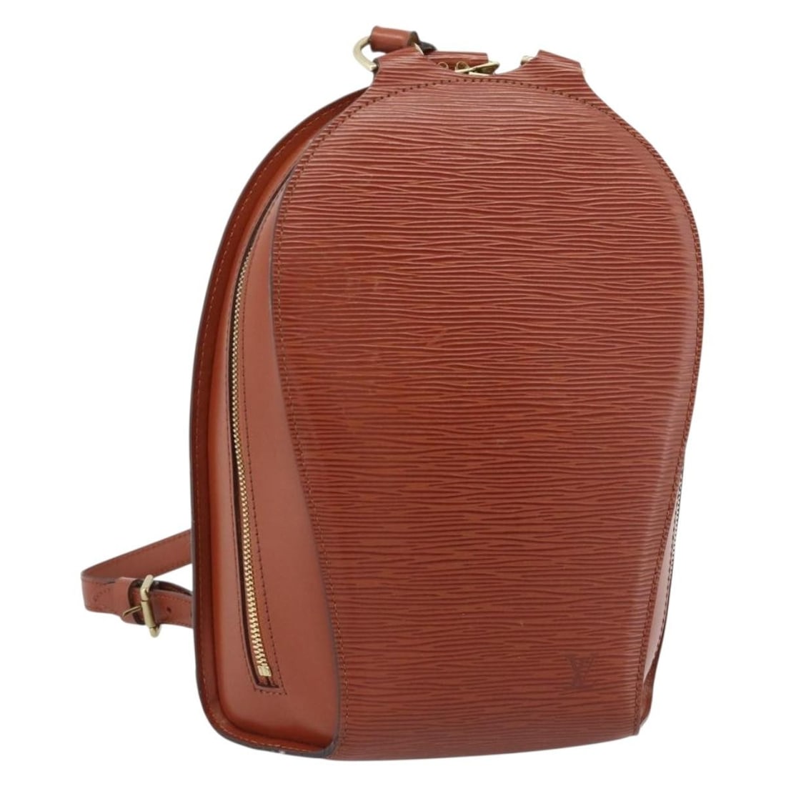Louis Vuitton Mabillon Epi Leather Brown Backpack M52233: Louis Vuitton Mabillon Epi Leather Brown Backpack M52233 Louis Vuitton Epi Mabillon Backpack in brown Epi leather. This backpack was made in France and is identified by product number M52233. The item