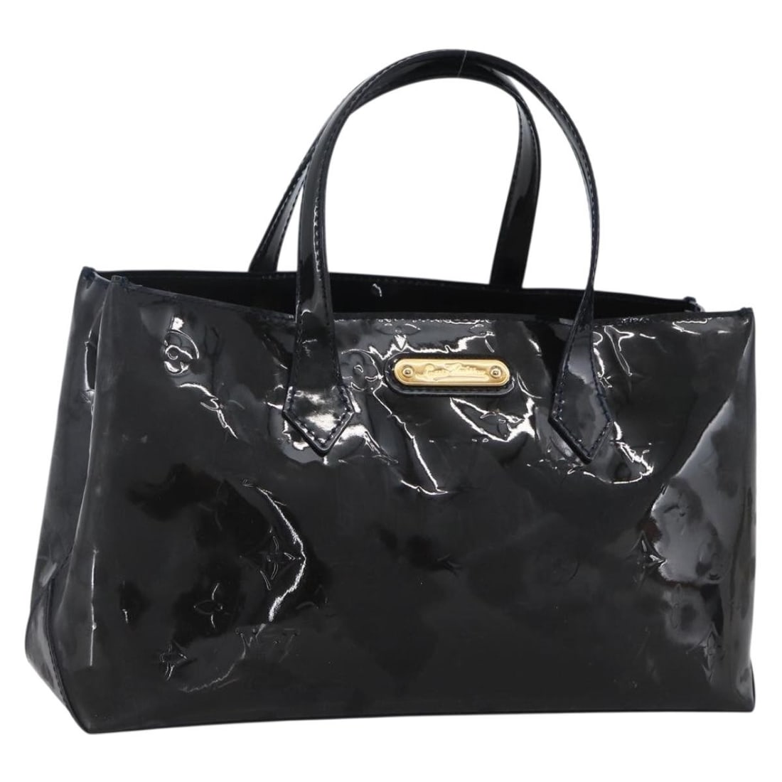Louis Vuitton Wilshire PM Blue Infini Patent Leather Tote M91451: Louis Vuitton Wilshire PM Blue Infini Patent Leather Tote M91451 This is a Louis Vuitton Monogram Vernis Wilshire PM tote bag in Blue Infini patent leather. The bag is designed for women and features 
