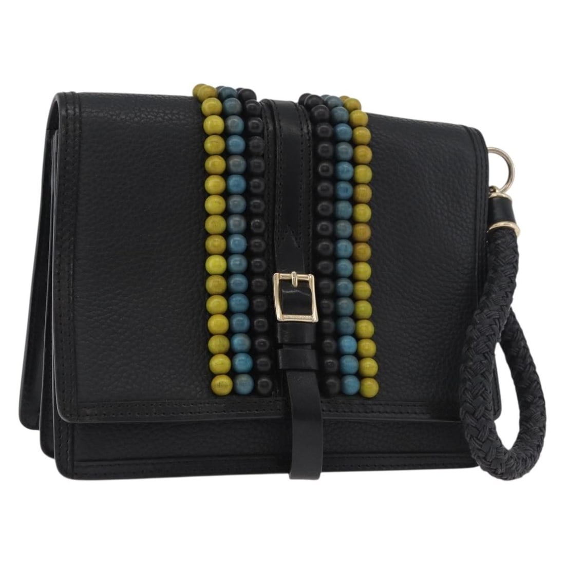 Burberry Black Leather Clutch Bag Gold Tone Made in Italy: Burberry Black Leather Clutch Bag Gold Tone Made in Italy Black and gold Burberry leather clutch bag made in Italy. The bag measures approximately W22 cm x H18 cm x D7 cm (W8.7 x H7.1 x D2.8 inches). 