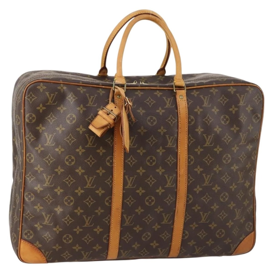 Louis Vuitton Sirius 50 Monogram Canvas Boston Bag M41406: Louis Vuitton Sirius 50 Monogram Canvas Boston Bag M41406 Louis Vuitton Monogram Sirius 50 Boston Bag in Monogram Canvas, made in France. This bag comes with a dust bag, name tag, and Powanie accessor