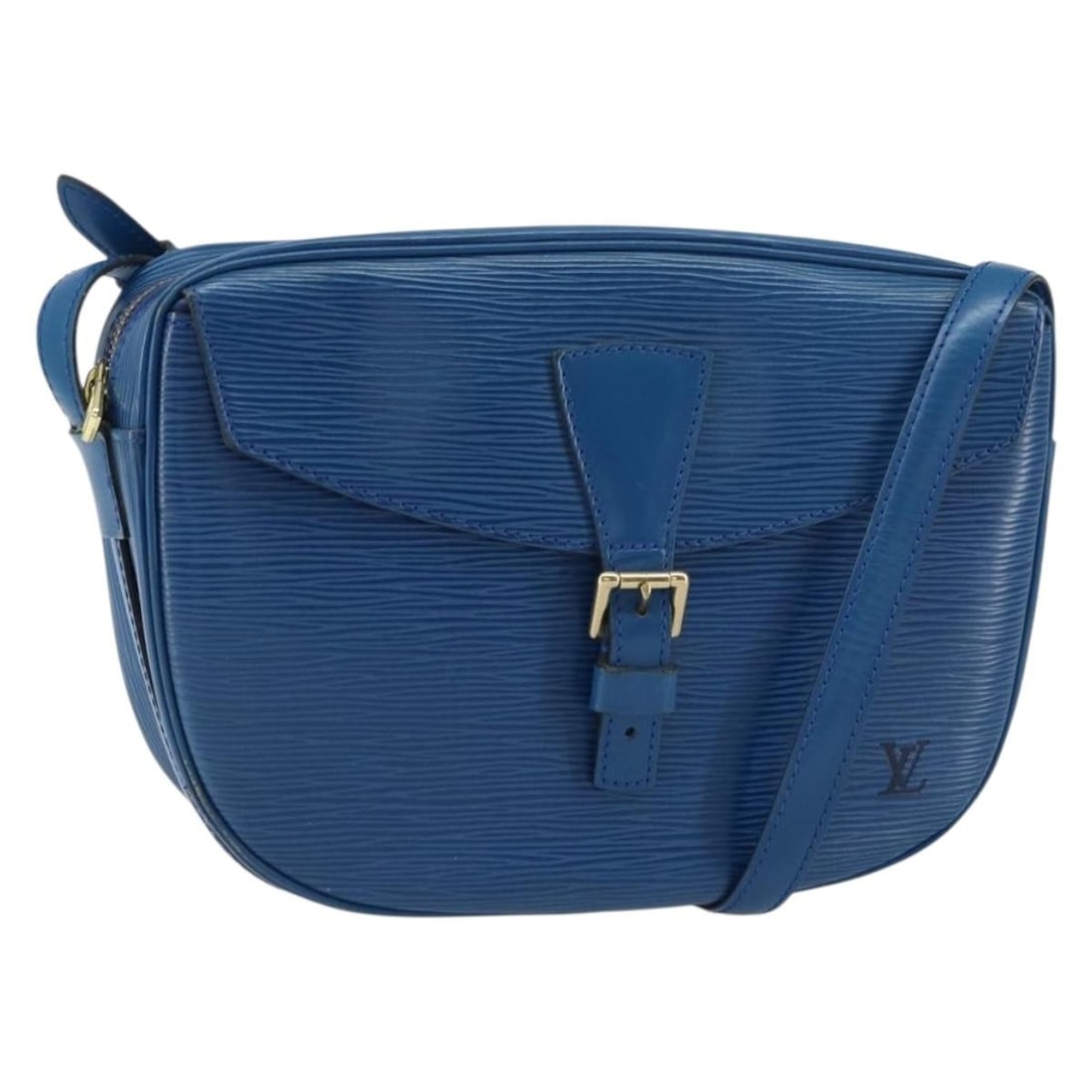 Louis Vuitton M52155 Jeune Fille MM Epi Shoulder Bag Toledo Blue: Louis Vuitton M52155 Jeune Fille MM Epi Shoulder Bag Toledo Blue Louis Vuitton Epi Jeune Fille MM shoulder bag in Toledo Blue leather. Made in France, this bag features the Epi leather exterior and a 