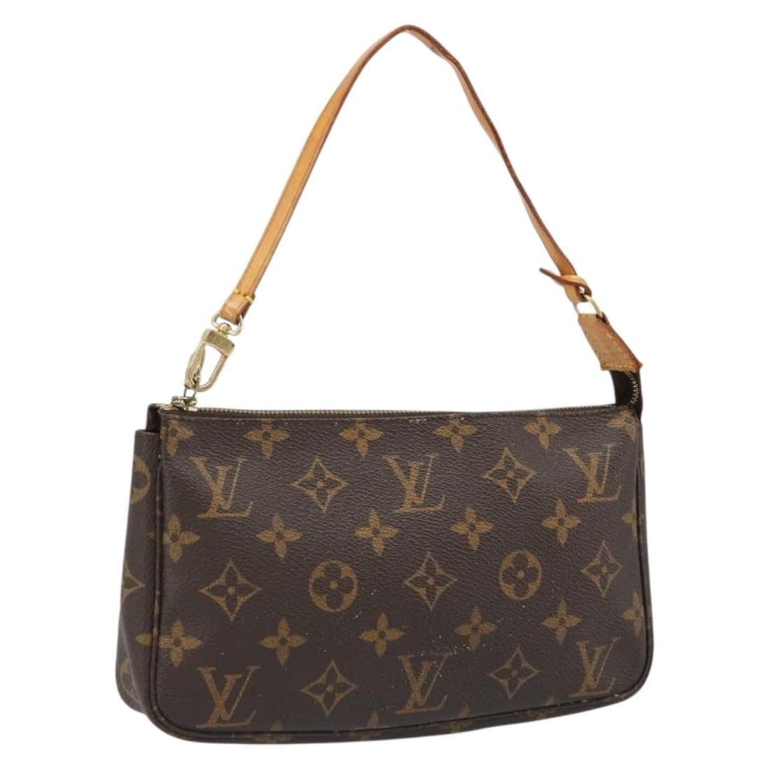 Louis Vuitton M51980 Monogram Canvas Accessory Pouch for Women: Louis Vuitton M51980 Monogram Canvas Accessory Pouch for Women Louis Vuitton Monogram Pochette Accessoires accessory pouch in Monogram canvas. This women's pouch is made in France and is offered in he