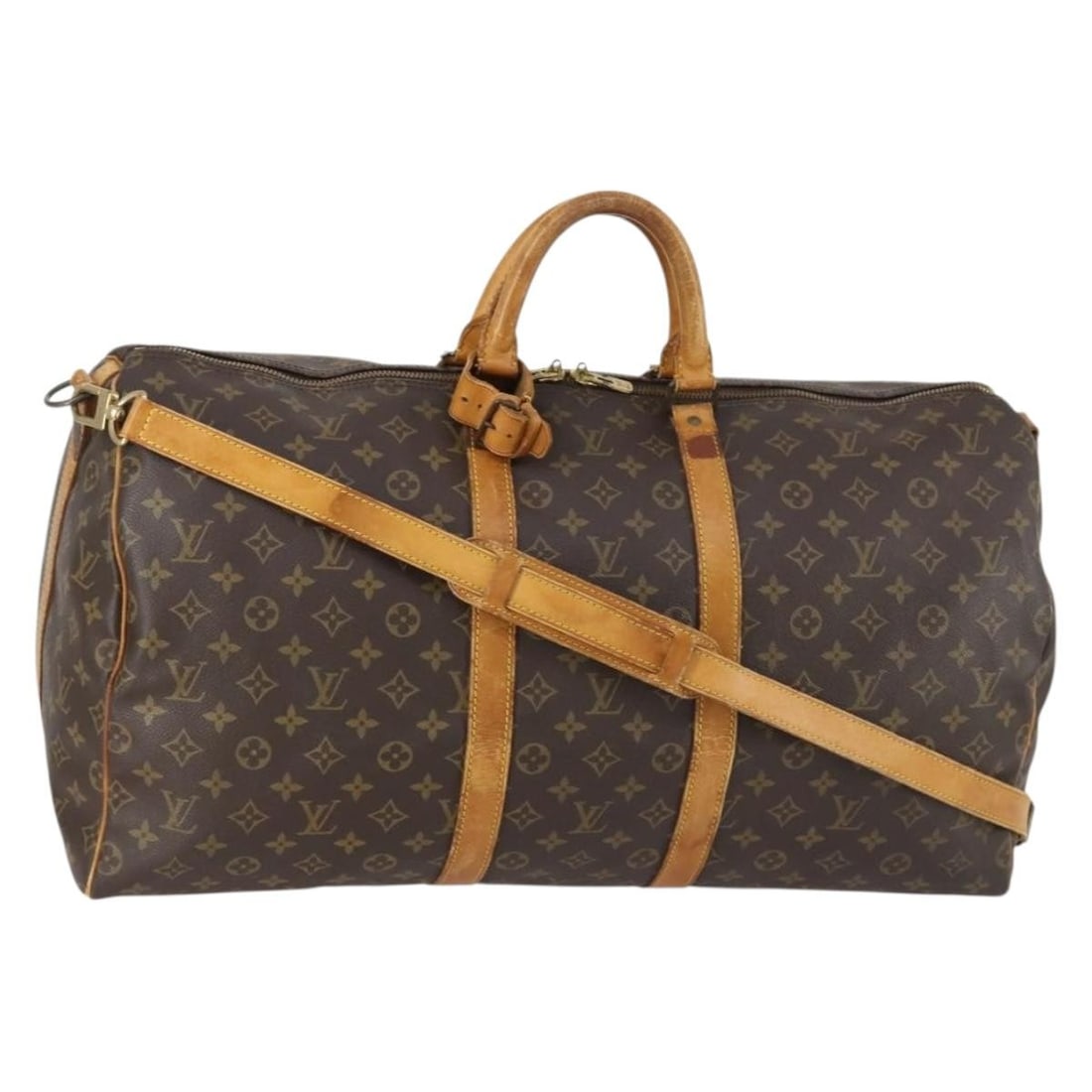 Louis Vuitton M41414 Keepall Bandouliere 55 Monogram Canvas Boston Bag: Louis Vuitton M41414 Keepall Bandouliere 55 Monogram Canvas Boston Bag Louis Vuitton Keepall Bandouliere 55 Boston Bag in Monogram Canvas, designed for women and made in the USA. It comes with a shoul