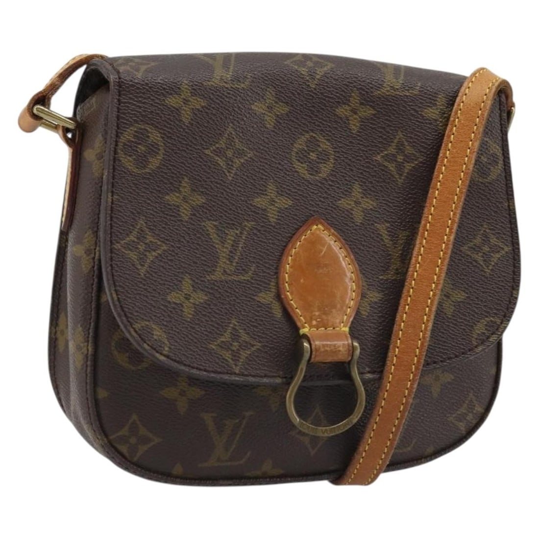 Louis Vuitton M51243 Saint Cloud MM Monogram Canvas Shoulder Bag: Louis Vuitton M51243 Saint Cloud MM Monogram Canvas Shoulder Bag Louis Vuitton Saint Cloud MM shoulder bag in Monogram canvas, made in France. This women's bag comes as the item only, without the orig