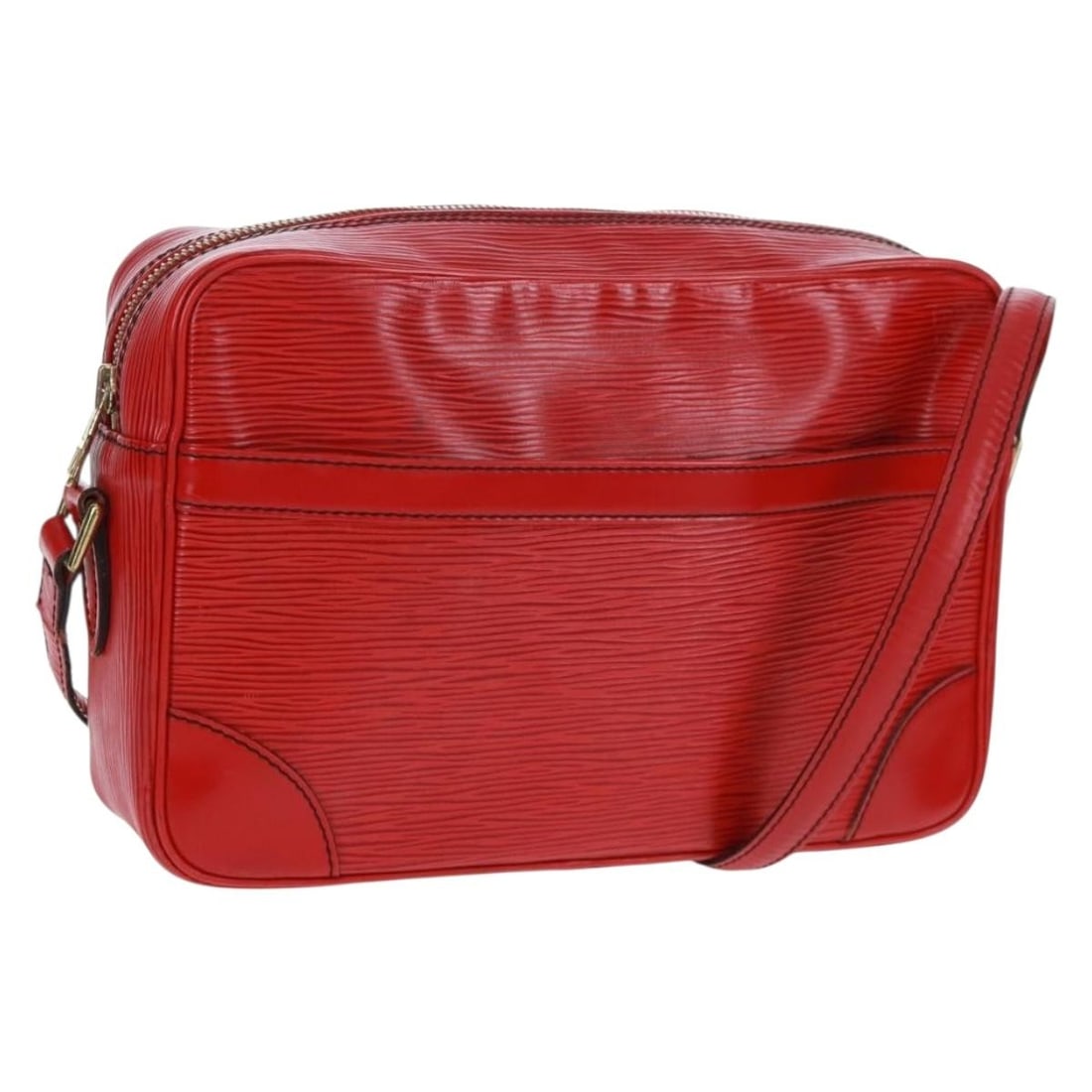 Red Epi Leather Louis Vuitton Trocadero 27 Shoulder Bag M52317 France: Red Epi Leather Louis Vuitton Trocadero 27 Shoulder Bag M52317 France This is a Louis Vuitton Trocadero 27 shoulder bag crafted from red Epi leather. The bag features an adjustable shoulder strap and 