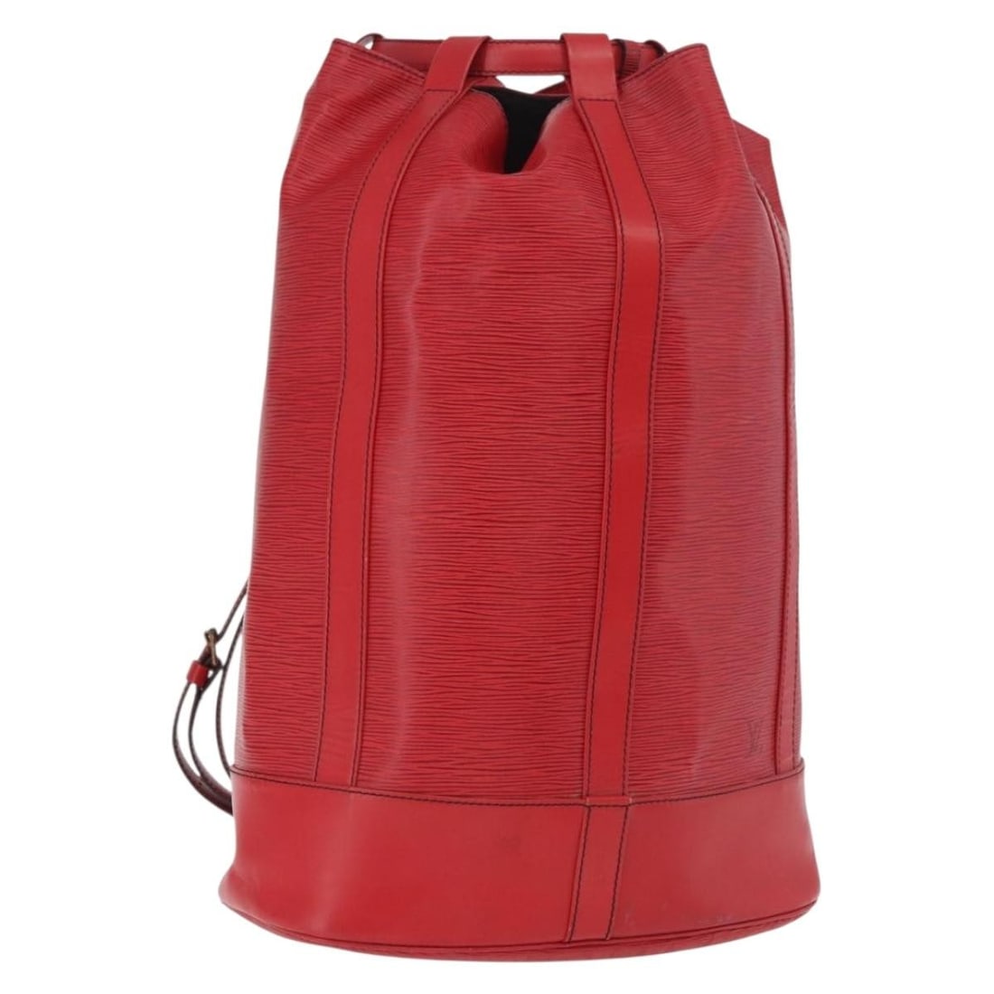 Louis Vuitton M43087 Randonnee GM Red Epi Leather Shoulder Bag: Louis Vuitton M43087 Randonnee GM Red Epi Leather Shoulder Bag A Louis Vuitton Epi Randonnee GM shoulder bag in red Epi leather, made in France. It comes with a name tag and is identified by product n