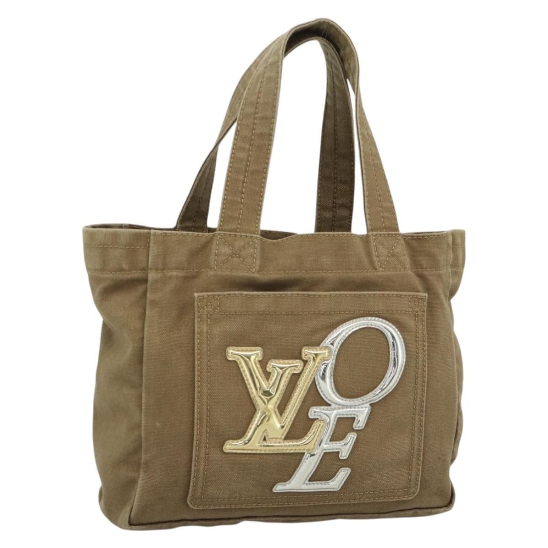 Louis Vuitton M95469 That's Love PM Brown Canvas Tote Bag: Louis Vuitton M95469 That's Love PM Brown Canvas Tote Bag Louis Vuitton That's Love Tote PM in brown canvas, style M95469, made in France. This tote bag is offered in heavily used condition and shows 