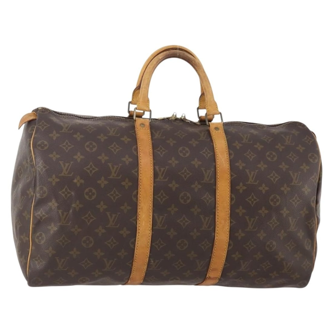Louis Vuitton Monogram Canvas Keepall 50 Travel Boston Bag M41426: Louis Vuitton Monogram Canvas Keepall 50 Travel Boston Bag M41426 This is a Louis Vuitton Monogram Keepall 50 Boston Bag crafted from signature monogram canvas. The bag features a spacious interior, d