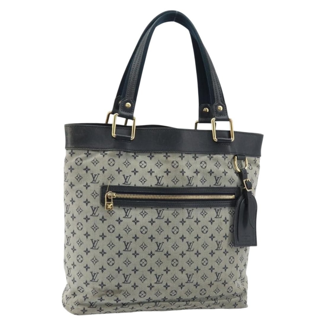 Louis Vuitton M92679 Lucille GM Monogram Mini Canvas Tote: Louis Vuitton M92679 Lucille GM Monogram Mini Canvas Tote Louis Vuitton Monogram Mini Lucille GM tote bag in TST Blue, crafted in Monogram Mini canvas and made in France. This women's tote includes a 