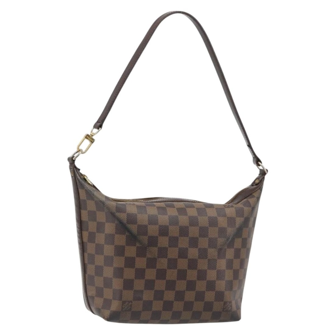 Louis Vuitton N51995 Illovo MM Damier Ebene Shoulder Bag: Louis Vuitton N51995 Illovo MM Damier Ebene Shoulder Bag Louis Vuitton Illovo MM shoulder bag in Damier Ebene canvas. This women's bag was made in France and shows heavy use, with visible wear through