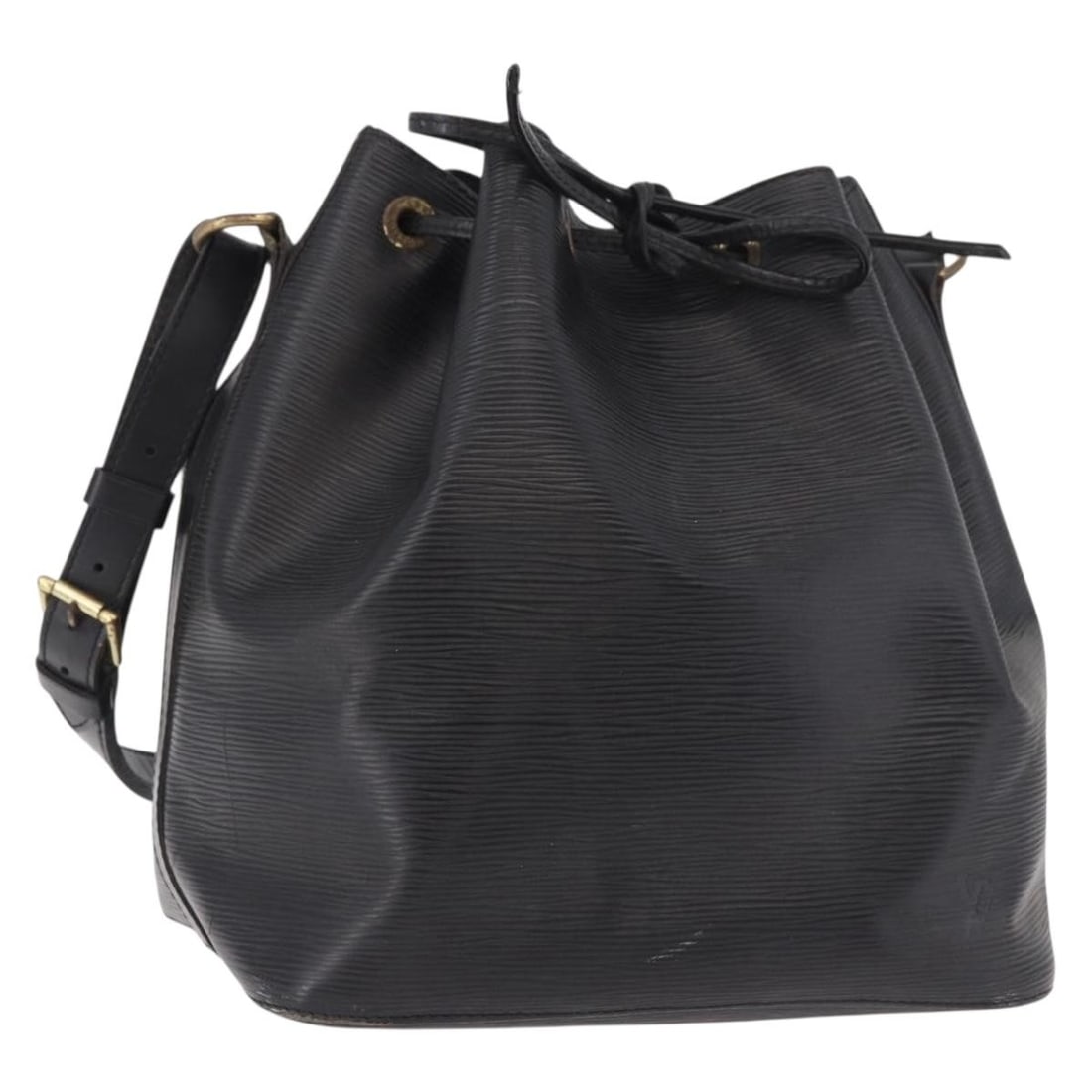 Louis Vuitton M44102 Petit Noe Black Epi Leather Shoulder Bag: Louis Vuitton M44102 Petit Noe Black Epi Leather Shoulder Bag Louis Vuitton Petit Noe shoulder bag in black Epi leather. This women's bag was made in France and includes only the item shown; the origi
