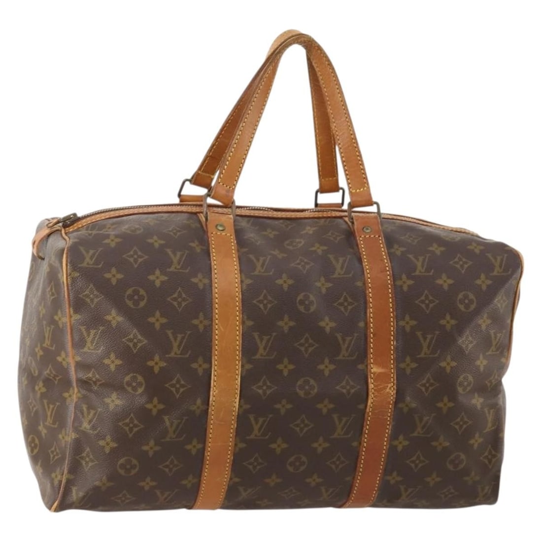 Louis Vuitton M41624 Sac Souple 45 Monogram Canvas Boston Bag: Louis Vuitton M41624 Sac Souple 45 Monogram Canvas Boston Bag Louis Vuitton Sac Souple 45 Boston Bag in Monogram Canvas, made in France. This pre-owned bag is identified by product number M41624 and f