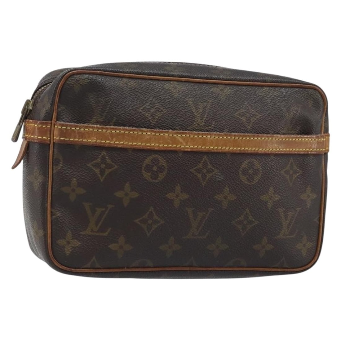 Louis Vuitton Compiegne 23 Monogram Canvas Women's Clutch Bag M51847: Louis Vuitton Compiegne 23 Monogram Canvas Women's Clutch Bag M51847 This Louis Vuitton Monogram Compiegne 23 clutch bag features the signature monogram canvas and is designed for women. The exterior 