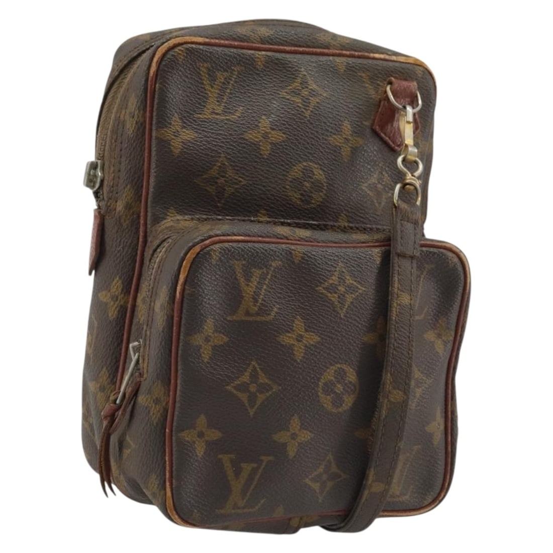 Louis Vuitton Mini Danube Monogram Canvas Shoulder Bag M45268 France: Louis Vuitton Mini Danube Monogram Canvas Shoulder Bag M45268 France This Louis Vuitton Monogram Mini Danube Shoulder Bag features the iconic monogram canvas exterior with a compact silhouette. Design