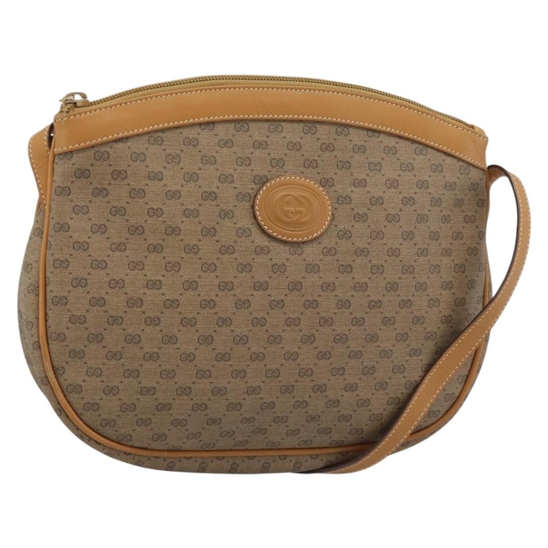 Gucci 007 87 0018 Micro GG Supreme PVC Shoulder Bag Beige Gold: Gucci 007 87 0018 Micro GG Supreme PVC Shoulder Bag Beige Gold A Gucci Micro GG Supreme shoulder bag in beige and gold, made in Italy from PVC leather and Micro Small GG canvas. It features a shoulder