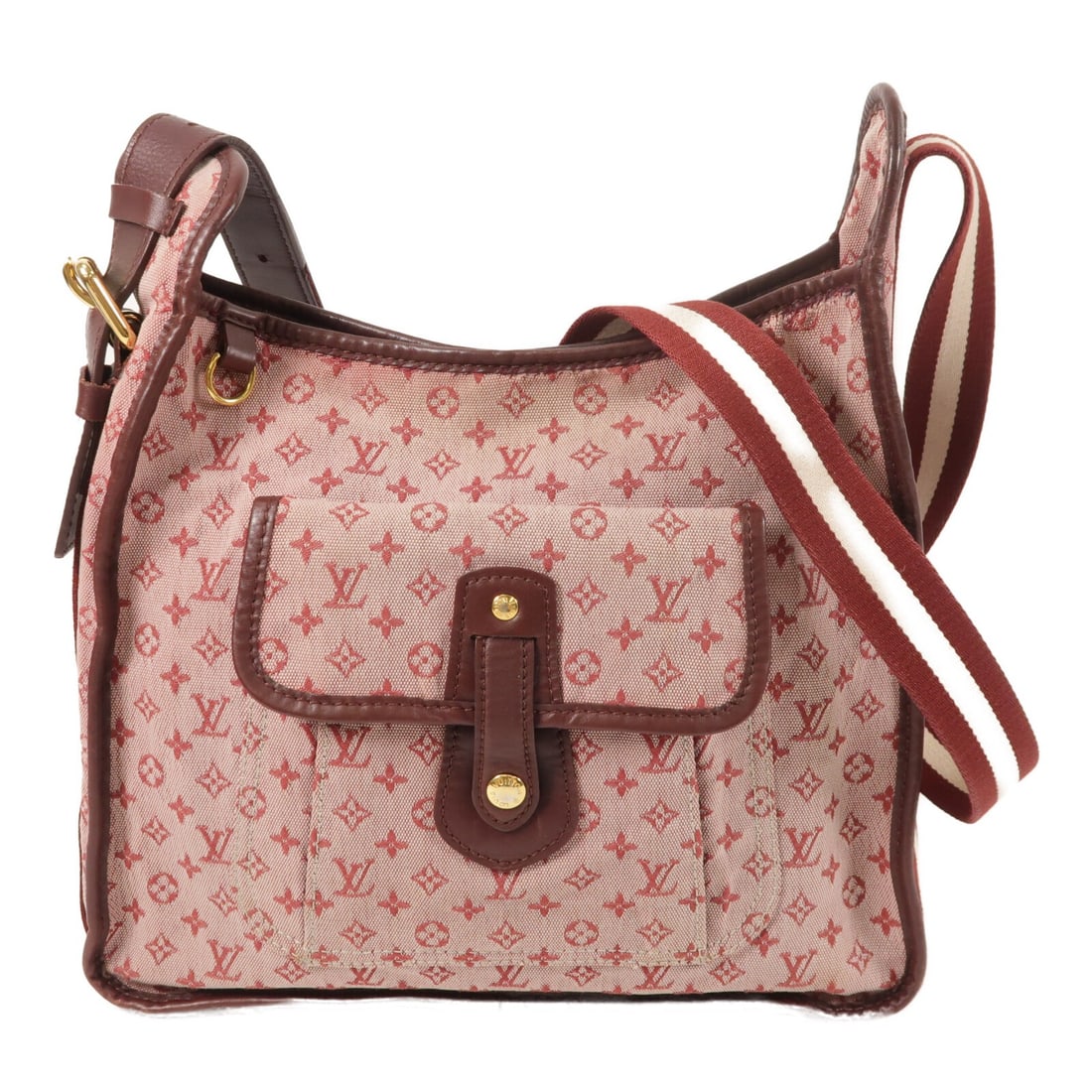 Louis Vuitton Mini Besace Mary M92321 Pink Monogram Mini Lin Shoulder Bag: Louis Vuitton Mini Besace Mary M92321 Pink Monogram Mini Lin Shoulder Bag Louis Vuitton Mini Besace Mary shoulder bag in pink, model M92321, made with Monogram mini x canvas. It features a shoulder st
