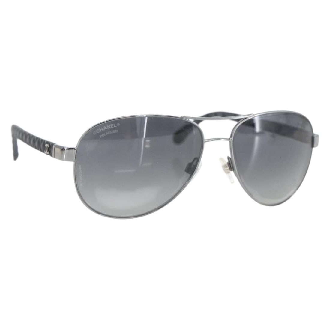 Black Rubber Sunglasses by CHANEL Model 5814 Italy (1 of 10)