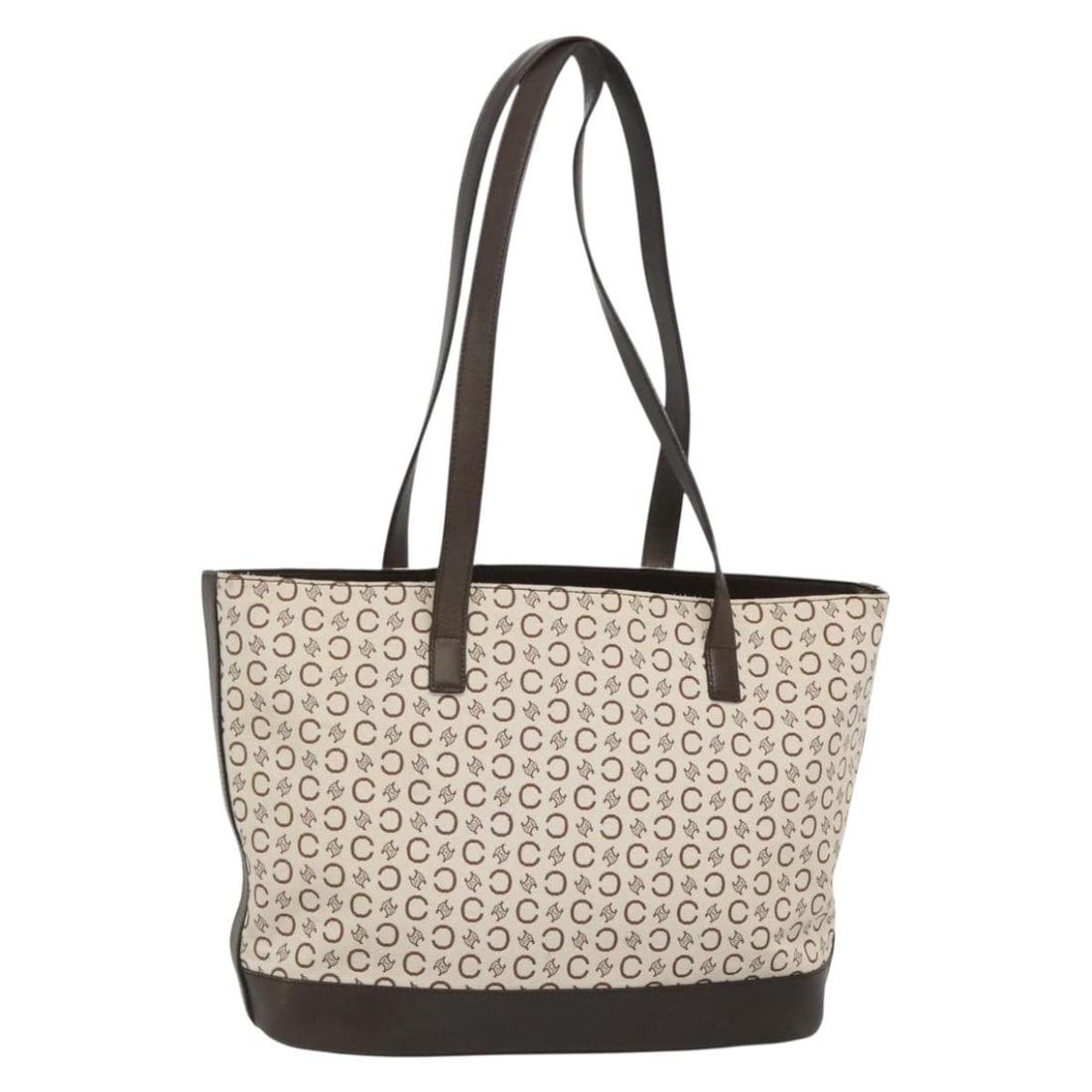 CELINE C Macadam Canvas Tote Bag Gold White Made in Italy: CELINE C Macadam Canvas Tote Bag Gold White Made in Italy This CELINE C Macadam Canvas Tote Bag combines luxury with practicality, featuring a striking Gold and White color scheme. Crafted from C Maca