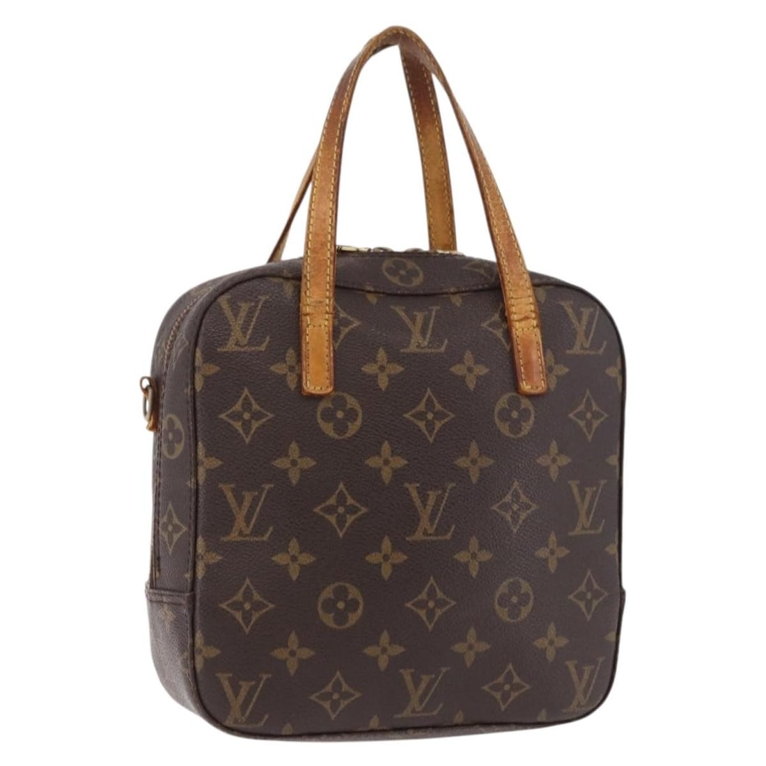 Louis Vuitton M47500 Spontini Monogram Canvas Handbag France: Louis Vuitton M47500 Spontini Monogram Canvas Handbag France Louis Vuitton Monogram Spontini Hand Bag, style M47500, made in France from Monogram Canvas. The bag measures approximately W20 x H20 x D8 