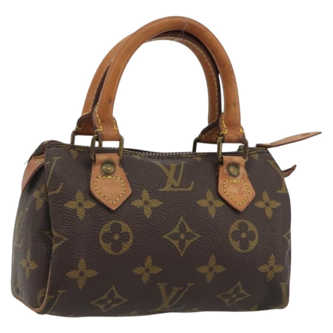 Louis Vuitton M41534 Mini Speedy Monogram Canvas Handbag: Louis Vuitton M41534 Mini Speedy Monogram Canvas Handbag Louis Vuitton Mini Speedy hand bag in Monogram Canvas, made in France. The bag is identified by product number M41534 and is presented in Monog