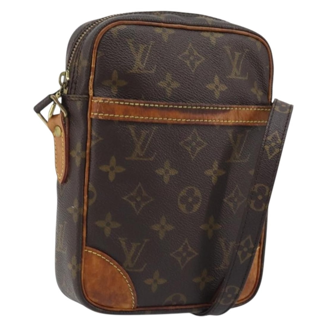 Louis Vuitton Danube Monogram Canvas Shoulder Bag M45266 France: Louis Vuitton Danube Monogram Canvas Shoulder Bag M45266 France This is a Louis Vuitton Monogram Danube Shoulder Bag, model M45266, crafted from the signature monogram canvas. Designed for women, the 