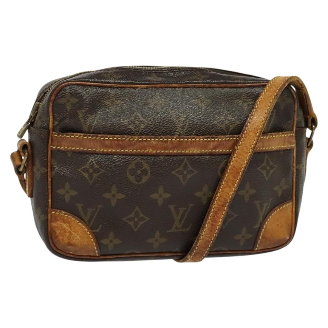 LOUIS VUITTON Monogram Trocadero 23 Shoulder Bag M51276 Authentic: LOUIS VUITTON Monogram Trocadero 23 Shoulder Bag M51276 Authentic Introducing the LOUIS VUITTON Monogram Trocadero 23 Shoulder Bag, a stylish accessory crafted from durable Monogram Canvas. This shoul