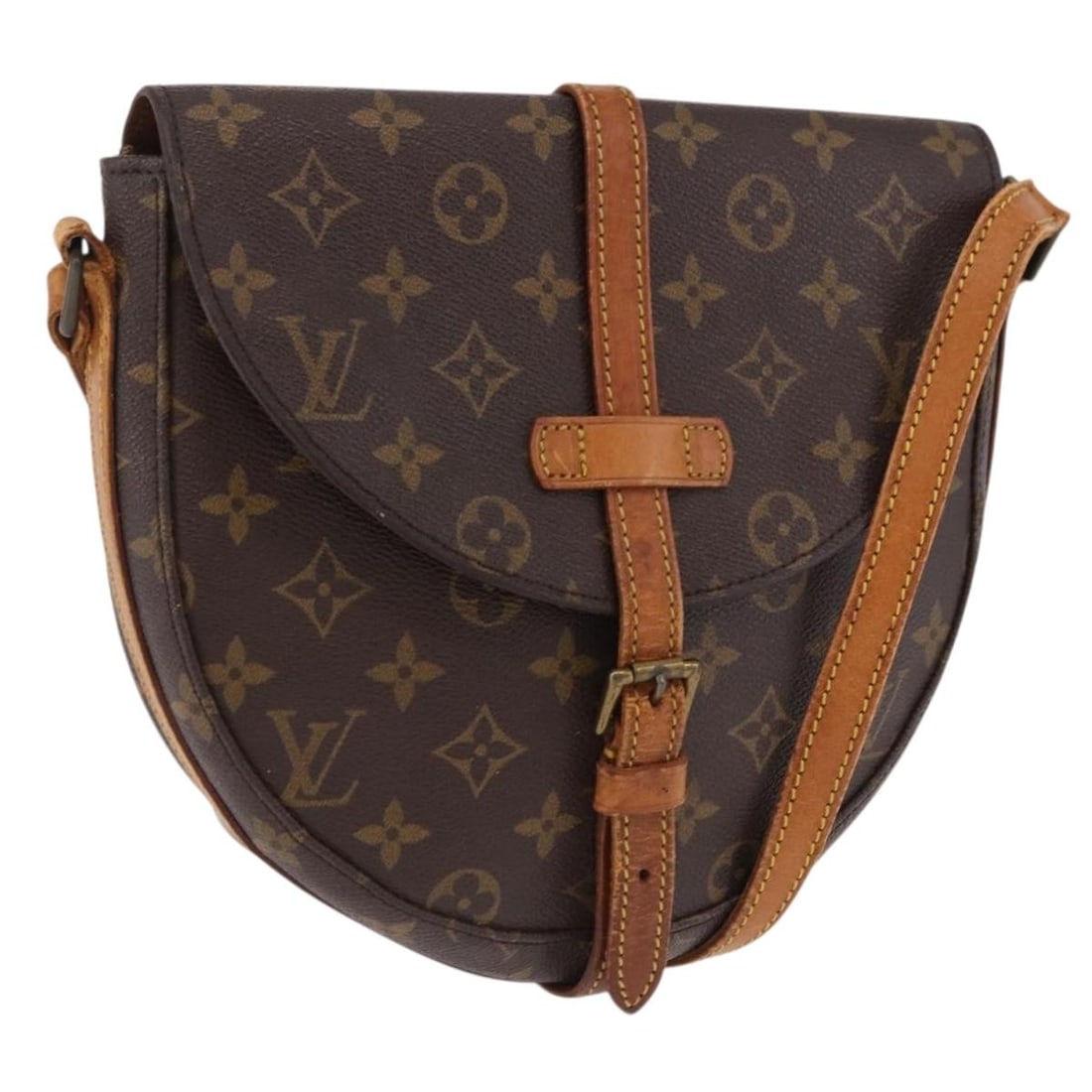 Louis Vuitton M51233 Chantilly MM Monogram Canvas Shoulder Bag: Louis Vuitton M51233 Chantilly MM Monogram Canvas Shoulder Bag Louis Vuitton Monogram Chantilly MM shoulder bag in Monogram Canvas, made in France. This women's shoulder bag features the Monogram exte