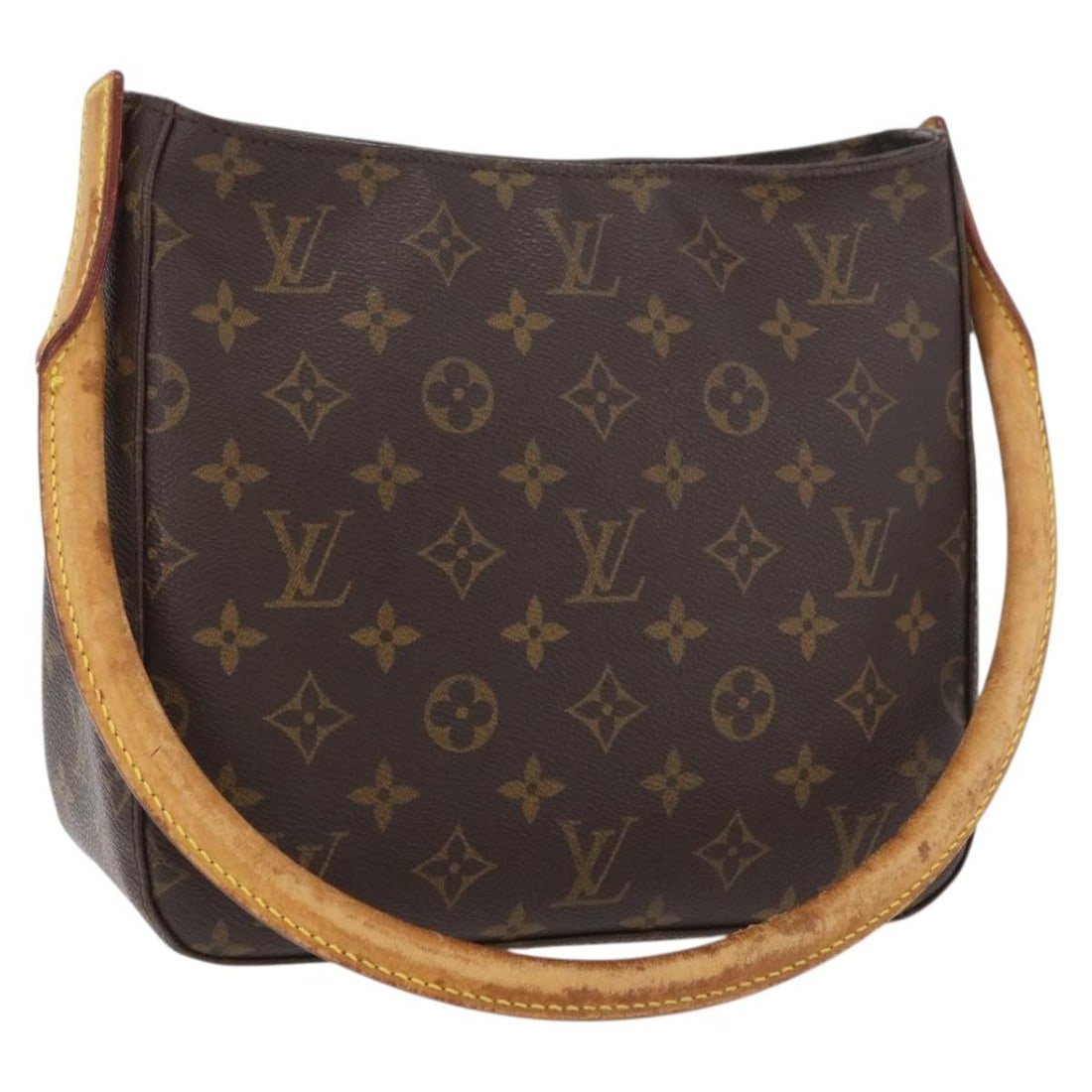 Louis Vuitton M51146 Looping MM Monogram Canvas Shoulder Bag: Louis Vuitton M51146 Looping MM Monogram Canvas Shoulder Bag Louis Vuitton Monogram Looping MM shoulder bag in Monogram Canvas, made in France. This women's shoulder bag is identified by product numbe