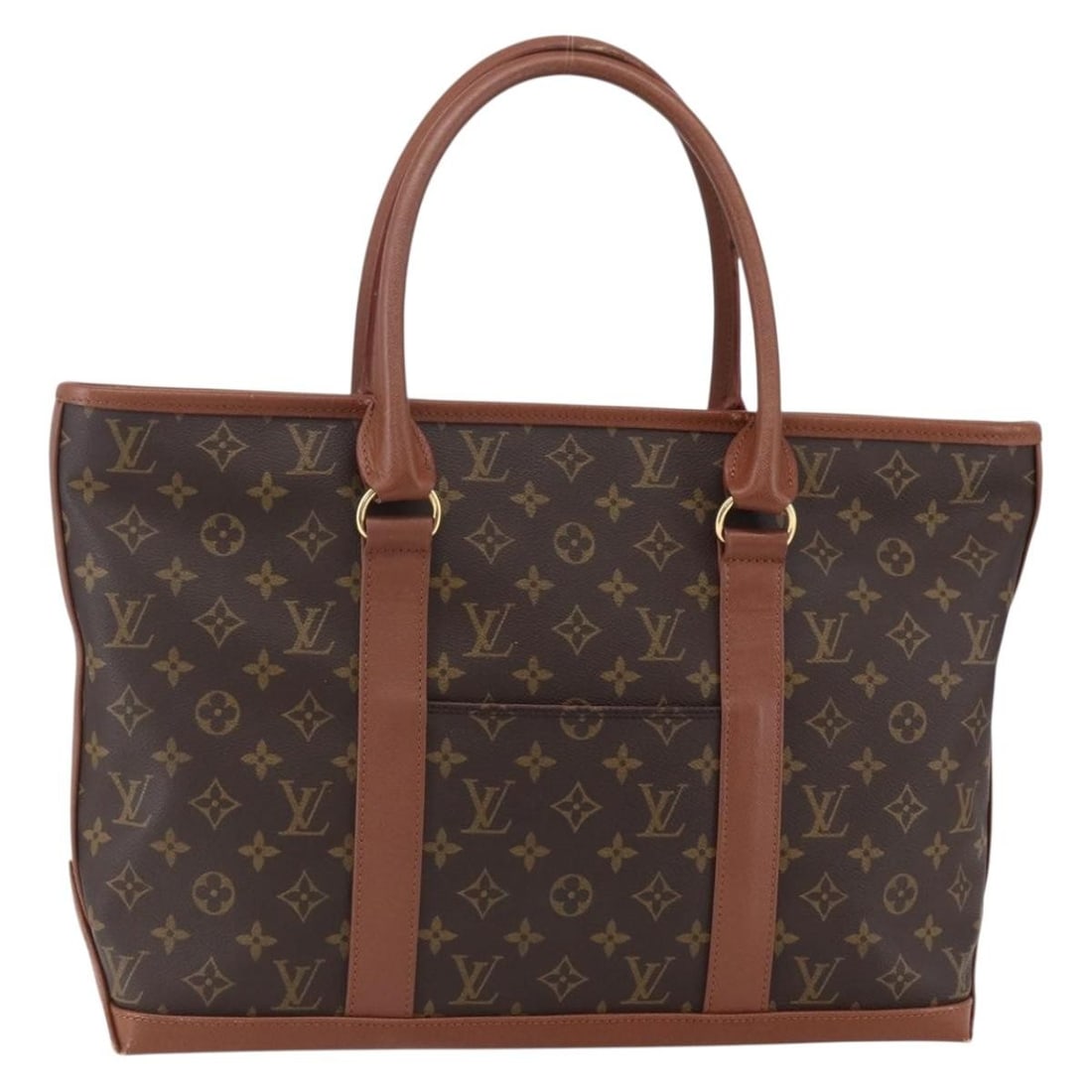 LOUIS VUITTON Monogram Sac Weekend PM Hand Bag M42425 Auth: LOUIS VUITTON Monogram Sac Weekend PM Hand Bag M42425 Auth This authentic LOUIS VUITTON Monogram Sac Weekend PM Hand Bag M42425 is a stylish and practical accessory. Crafted in France from durable mon