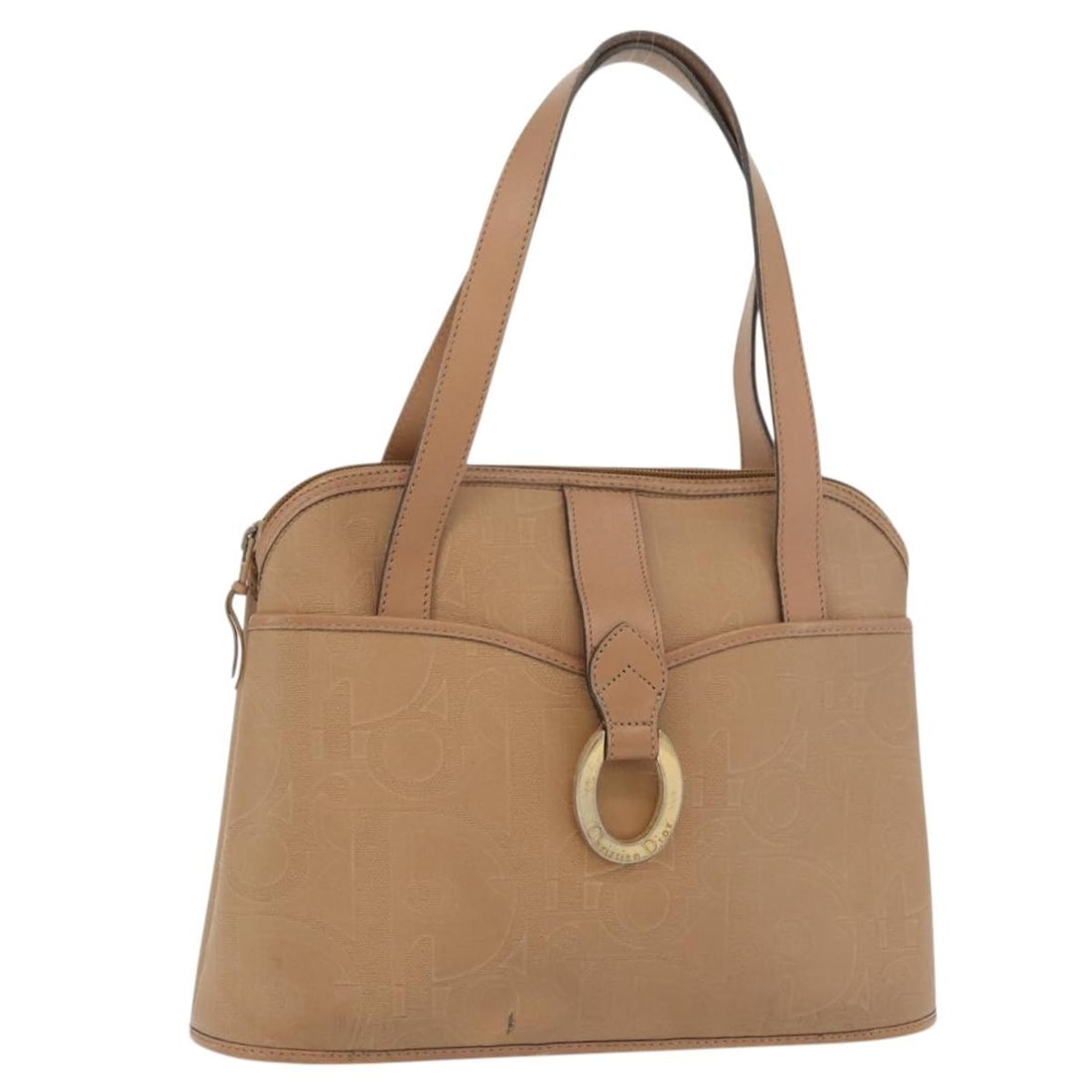 Christian Dior Trotter Canvas Beige Gold Handbag PVC Leather: Christian Dior Trotter Canvas Beige Gold Handbag PVC Leather This Christian Dior Trotter Canvas handbag is crafted from beige and gold PVC leather, offering a stylish and recognizable design. Made in 