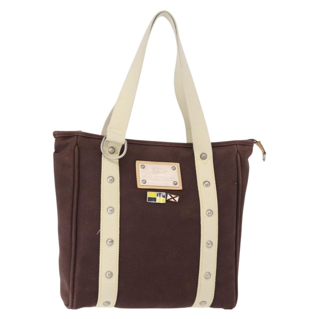 LOUIS VUITTON Antigua Cabas MM Tote Bag Brown M80663 Auth France: LOUIS VUITTON Antigua Cabas MM Tote Bag Brown M80663 Auth France Discover the timeless elegance of the LOUIS VUITTON Antigua Cabas MM Tote Bag, a sophisticated accessory designed for both style and fu